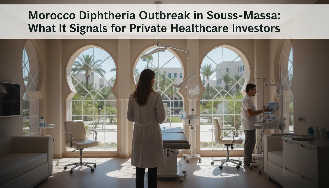 Morocco Diphtheria Outbreak in Souss-Massa: What It Signals for Private Healthcare Investors