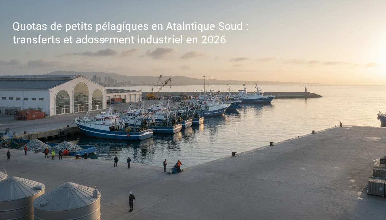 Quotas de petits pélagiques en Atlantique Sud : transferts et adossement industriel en 2026